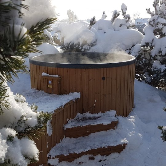 Royaltub im Schnee